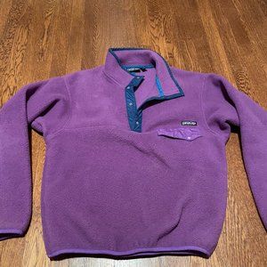 Vintage Patagonia Purple Fleece, Size Women's S